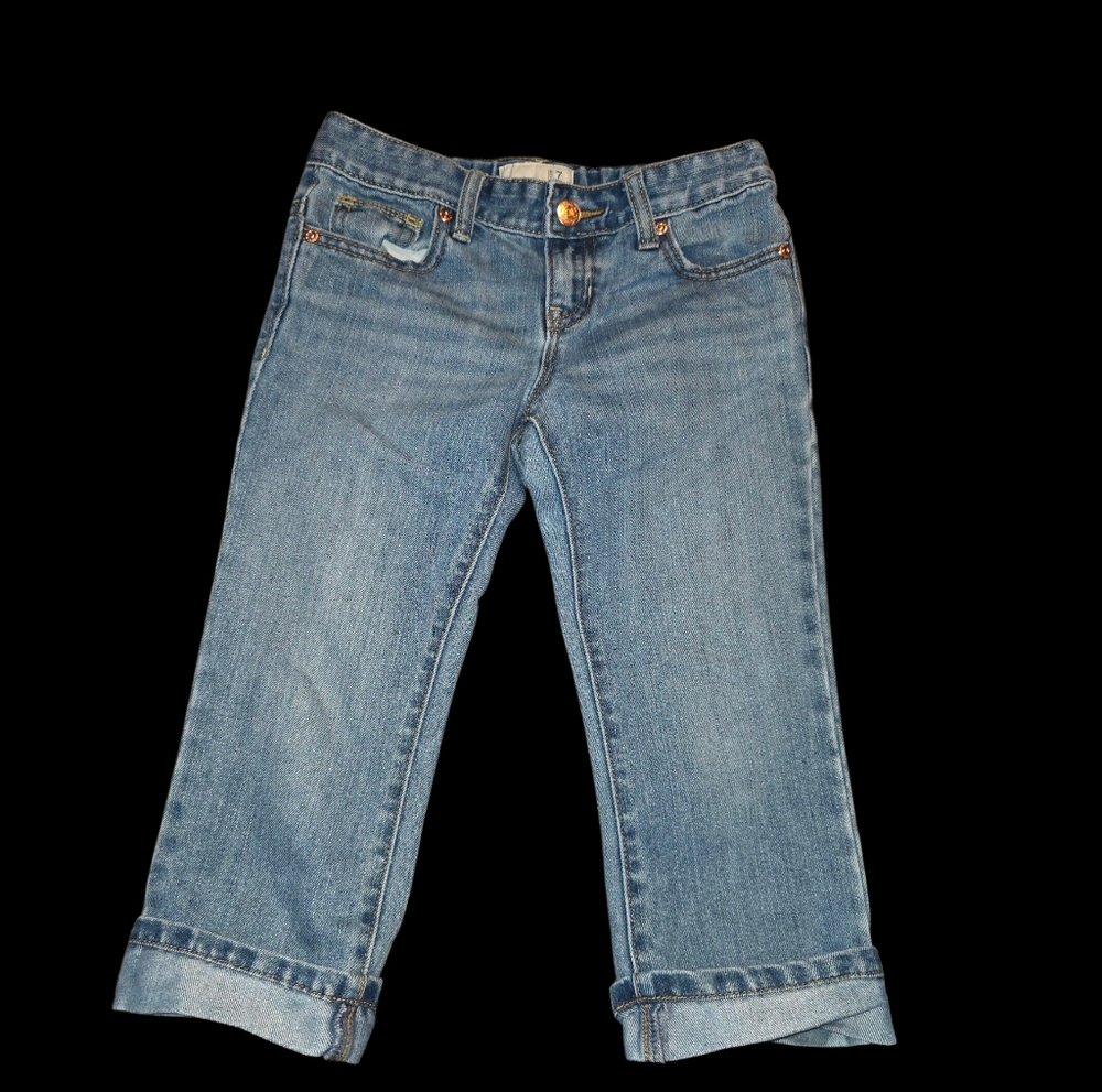 Blue Denim Jean Capris